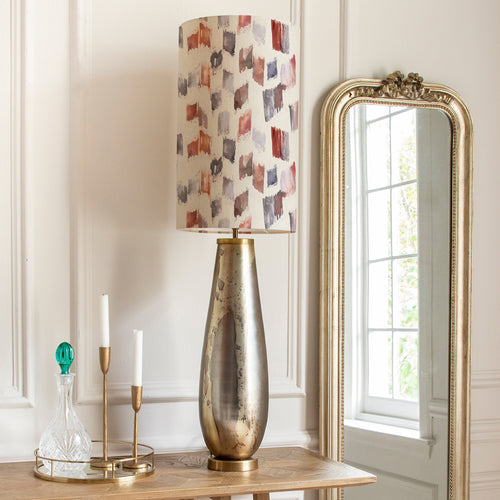 Abstract Gold Lighting - Minerva  & Arwen Anna  Complete Table Lamp Glass/Rosewater Additions