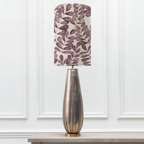 Floral Gold Lighting - Rowan Anna & Minerva Complete Table Lamp Glass/Dusk Additions