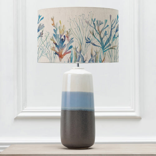 Abstract Blue Lighting - Nama  & Coral Reef Eva  Complete Lamp Sky/Cobalt Voyage Maison
