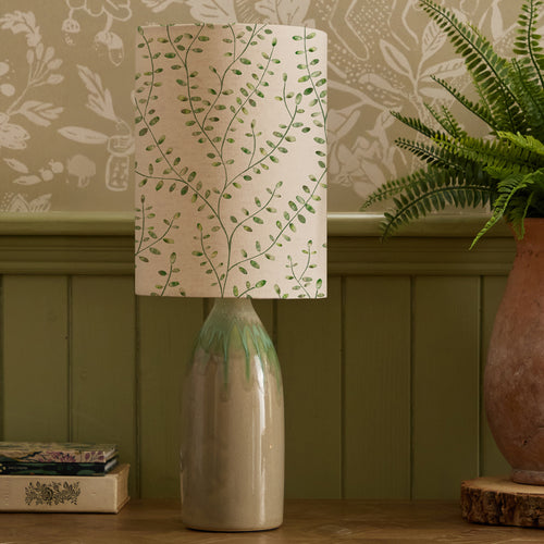 Floral Green Lighting - Eden Anna & Narvi Complete Table Lamp Jade/Apple Additions