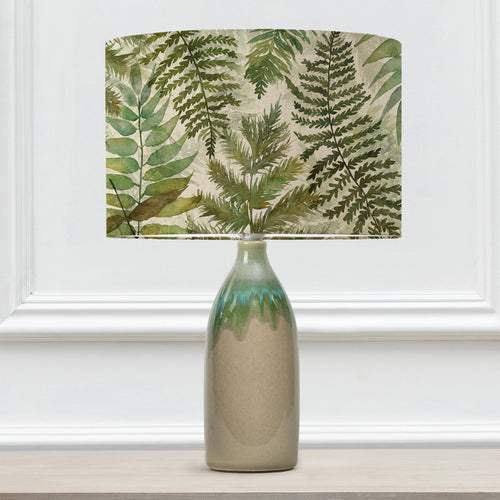 Floral Green Lighting - Elowen Eva & Narvi Complete Table Lamp Linen Voyage Maison