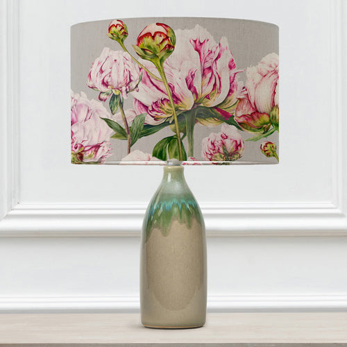 Floral Green Lighting - Narvi  & Heligan Eva  Complete Lamp Jade/Fuchsia Marie Burke