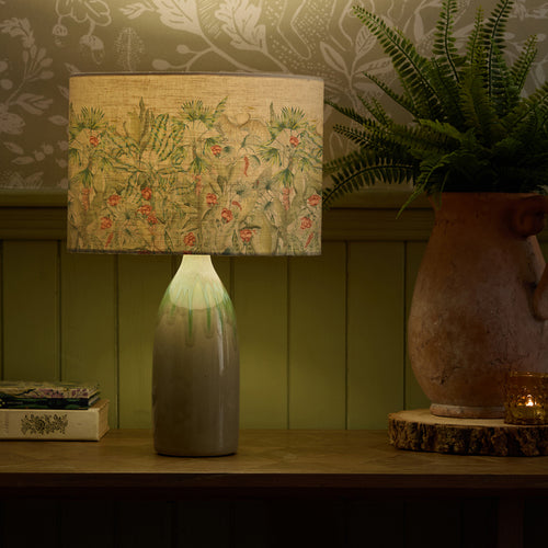 Jungle Green Lighting - Mangrove Eva & Narvi Complete Table Lamp Jade/Moss Voyage Maison