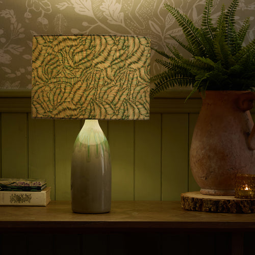 Geometric Green Lighting - Musa Eva & Narvi Complete Table Lamp Jade/Kiwi Voyage Maison