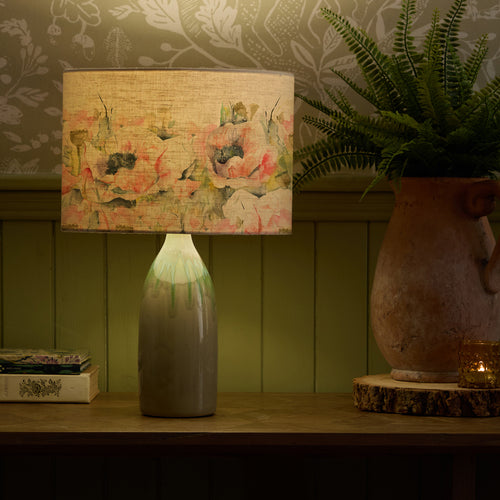 Floral Green Lighting - Papavera Eva & Narvi Complete Table Lamp Jade/Sweetpea Voyage Maison