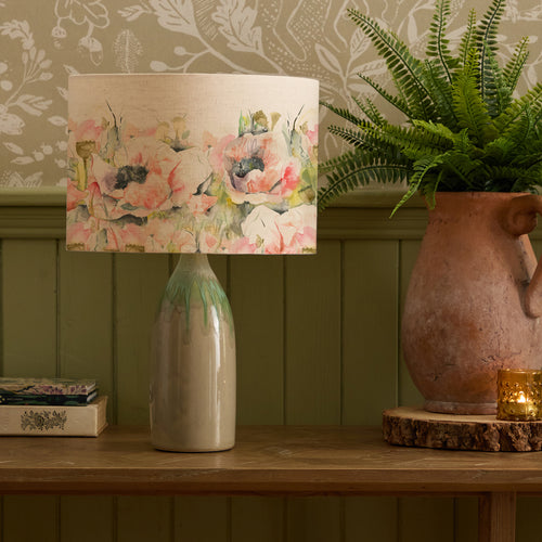 Floral Green Lighting - Papavera Eva & Narvi Complete Table Lamp Jade/Sweetpea Voyage Maison