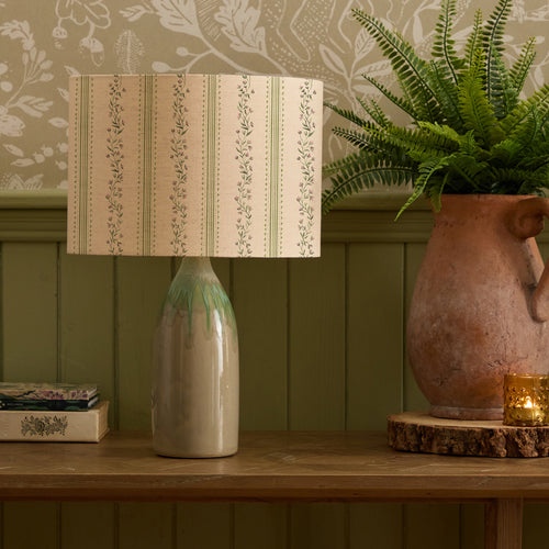 Floral Green Lighting - Primavera Eva & Narvi Complete Table Lamp Jade/Clover Voyage Maison