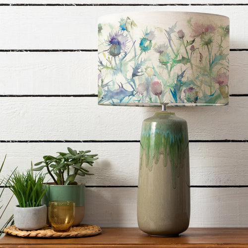 Floral Green Lighting - Neo  & Cirsium Eva  Complete Lamp Jade/Damson Voyage Maison