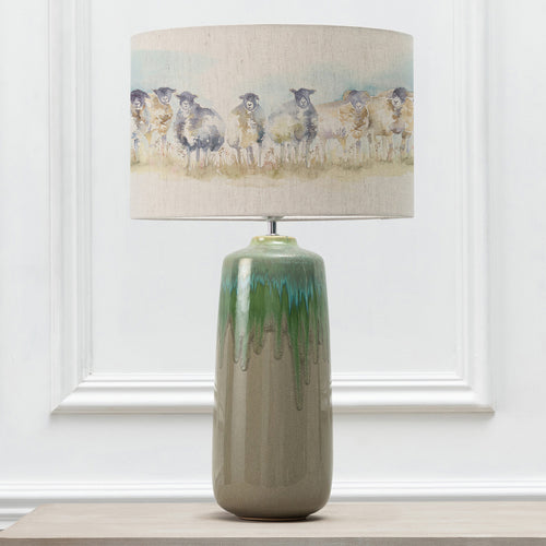 Animal Green Lighting - Come By Eva & Neo Complete Table Lamp Jade/Linen Voyage Maison