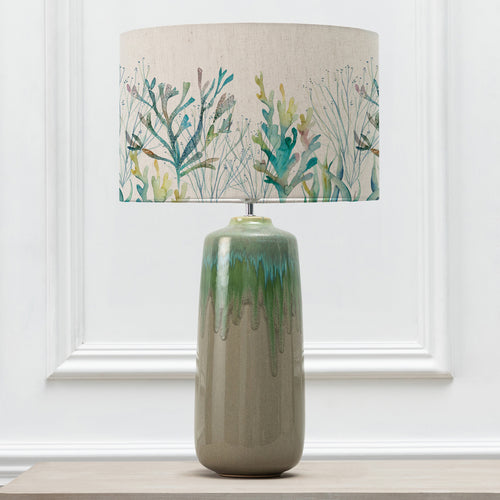 Abstract Green Lighting - Coral Reef Eva & Neo Complete Table Lamp Jade/Kelpie Voyage Maison