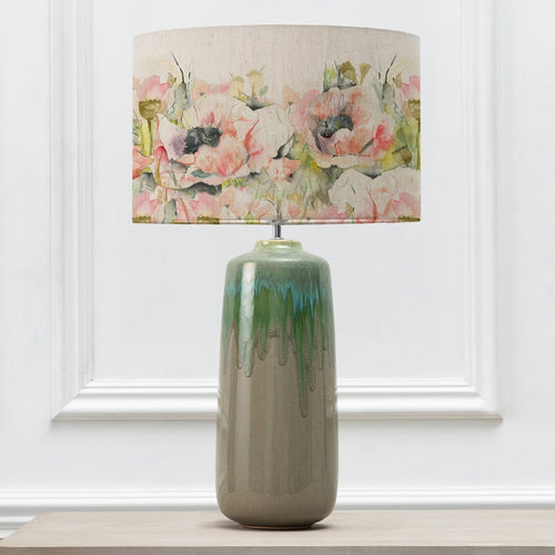 Floral Green Lighting - Papavera Eva & Neo Complete Table Lamp Jade/Sweetpea Voyage Maison