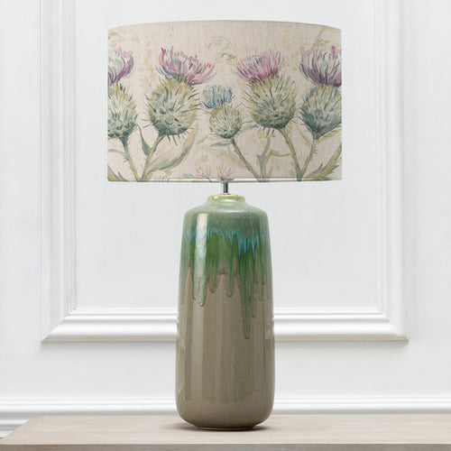 Floral Green Lighting - Neo  & Thistle Glen Eva  Complete Lamp Jade/Linen Voyage Maison