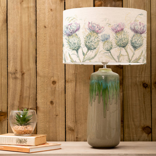 Floral Green Lighting - Neo  & Thistle Glen Eva  Complete Lamp Jade/Linen Voyage Maison