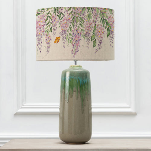 Floral Purple Lighting - Mariposa Eva & Neo Complete Table Lamp Cream Voyage Maison