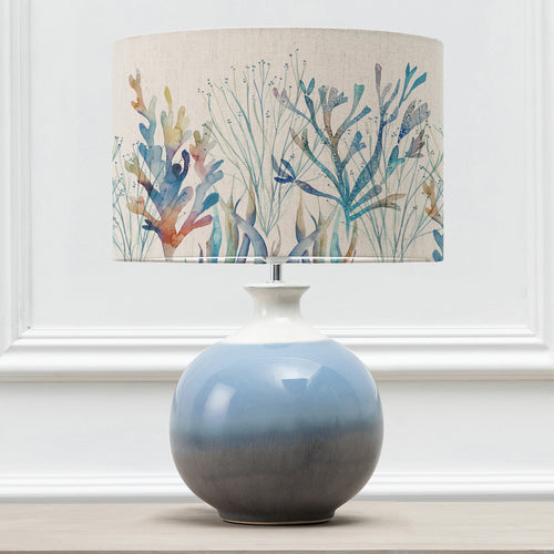 Abstract Blue Lighting - Neso  & Coral Reef Eva  Complete Lamp Sky/Cobalt Voyage Maison