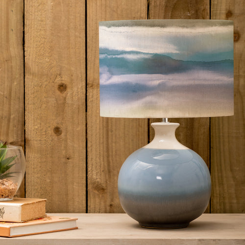 Abstract Blue Lighting - Neso  & Fjord Eva  Complete Lamp Sky/Loch Voyage Maison