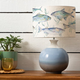 Voyage Maison Neso & Ives Waters Eva Complete Lamp in Sky/Marine