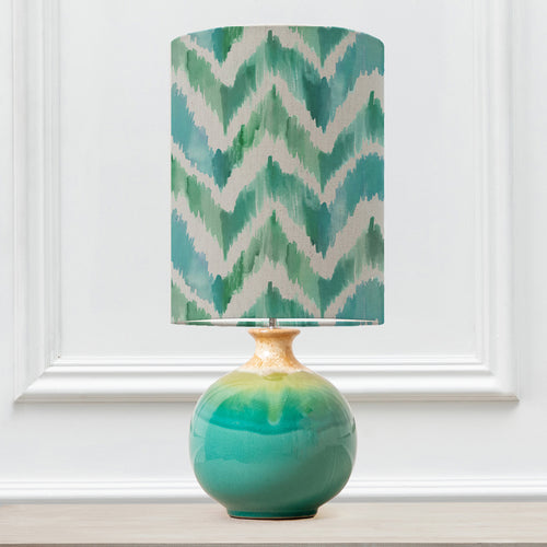 Abstract Blue Lighting - Savannah Anna & Neso Complete Table Lamp Aqua/Isla Additions