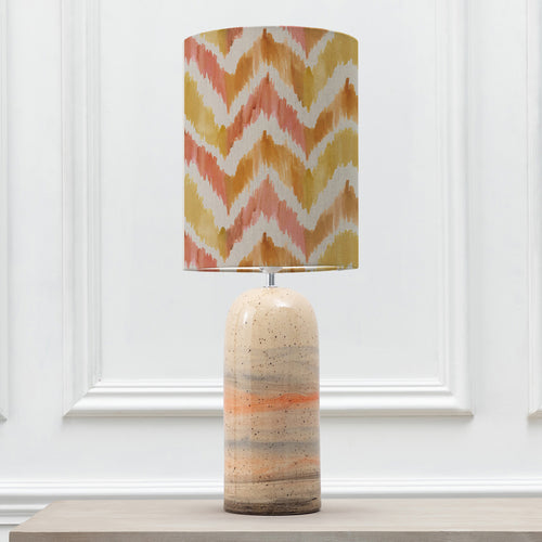 Abstract Beige Lighting - Carrara Anna & Ocefina Complete Table Lamp Sandstone/Rosewater Additions