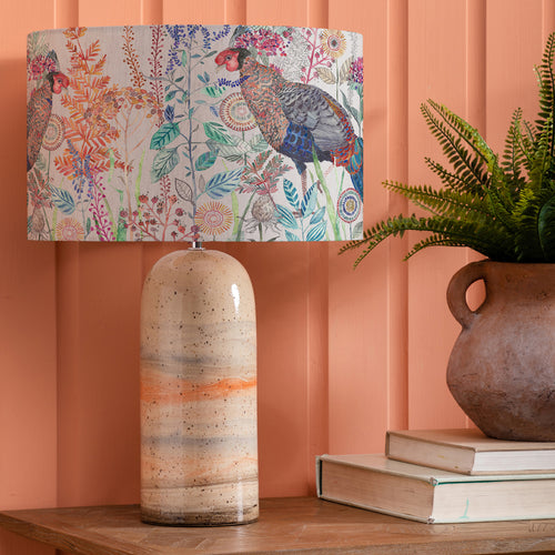 Animal Beige Lighting - Ocefina  & Lady Amherst Eva  Complete Table Lamp Sandstone/Linen Voyage Maison