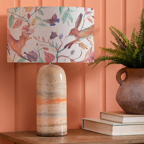 Animal Beige Lighting - Ocefina  & Leaping Into The Fauna Eva  Complete Table Lamp Sandstone/Linen Voyage Maison