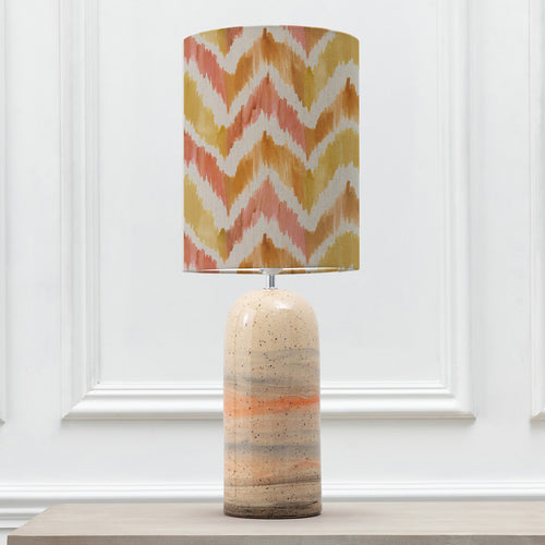 Abstract Beige Lighting - Savannah Anna & Ocefina Complete Table Lamp Sandstone/Amber Additions