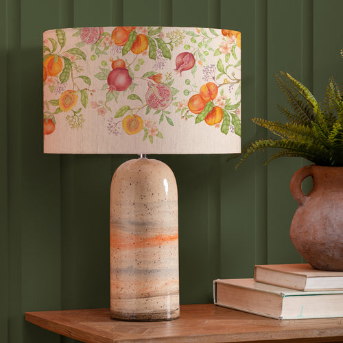 Floral Cream Lighting - Shrubbery Fruits Eva & Ocefina Complete Table Lamp Sandstone/Melba Voyage Maison