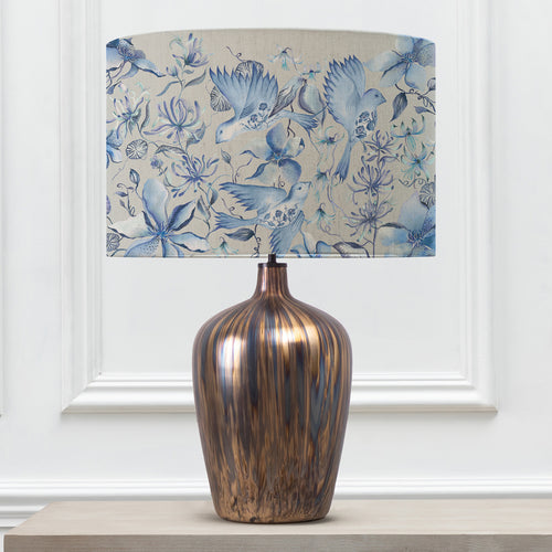 Floral Blue Lighting - Floella Eva & Olywn Complete Table Lamp Delft Blue Voyage Maison