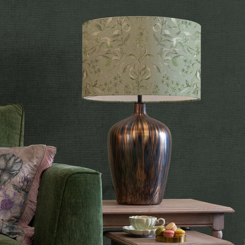 Floral Green Lighting - Olywn & Hettie Complete Table Lamp Eden Voyage Maison