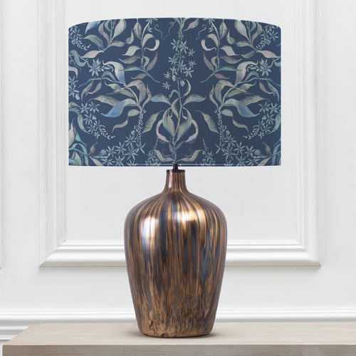 Floral Blue Lighting - Hettie Eva & Olywn Complete Table Lamp Atlas Voyage Maison