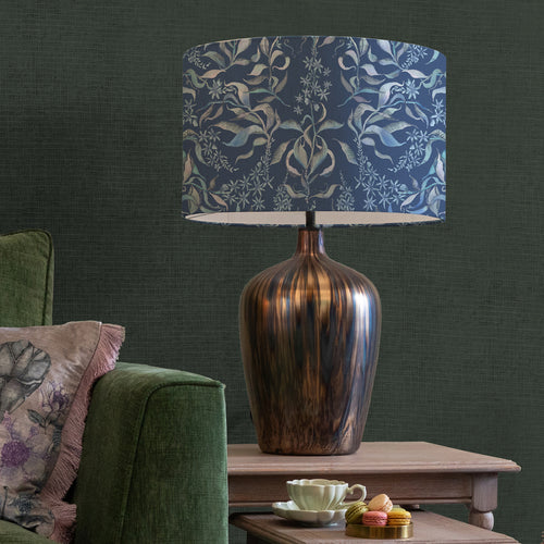 Floral Blue Lighting - Olywn & Hettie Complete Table Lamp Atlas Voyage Maison