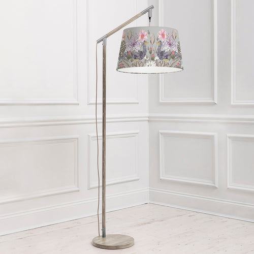 Floral Grey Lighting - Quintus  & Acanthis Quintus Taper  Complete Floor Lamp Grey/Bronze Voyage Maison