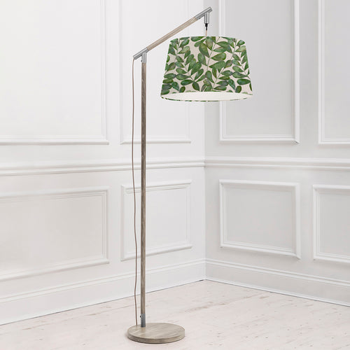 Floral Grey Lighting - Quintus  & Rowan Quintus Taper  Complete Floor Lamp Grey/Apple Additions
