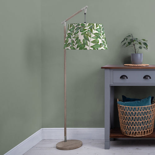 Floral Grey Lighting - Rowan Quintus Taper & Quintus Complete Floor Lamp Grey/Apple Additions