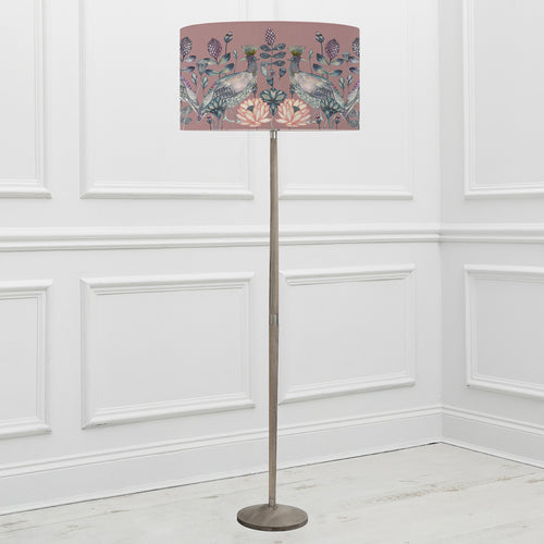 Floral Grey Lighting - Ahura Eva & Solensis Complete Floor Lamp Grey/Mauve Voyage Maison