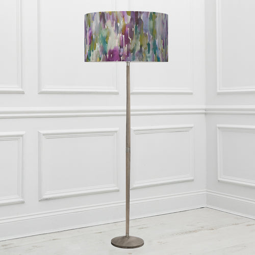 Abstract Grey Lighting - Azima Eva & Solensis Complete Floor Lamp Grey/Indigo Voyage Maison