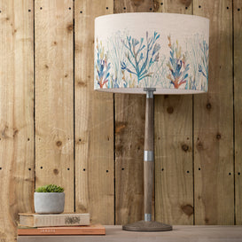 Voyage Maison Solensis Tall & Coral Reef Eva Complete Table Lamp in Grey/Cobalt