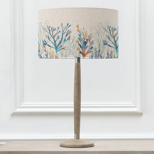 Abstract Grey Lighting - Coral Reef Eva & Solensis Complete Table Lamp Grey/Cobalt Voyage Maison