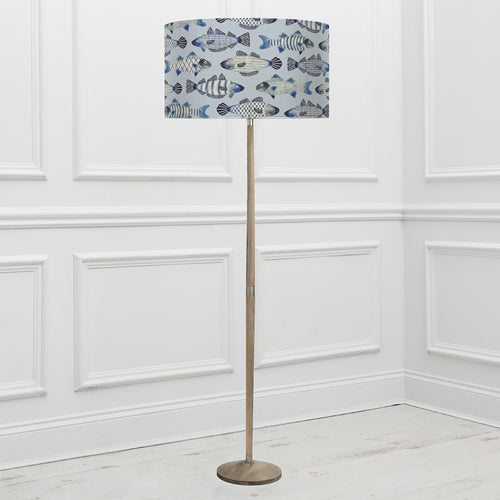 Animal Grey Lighting - Cove Eva & Solensis Complete Floor Lamp Grey/Cobalt Voyage Maison