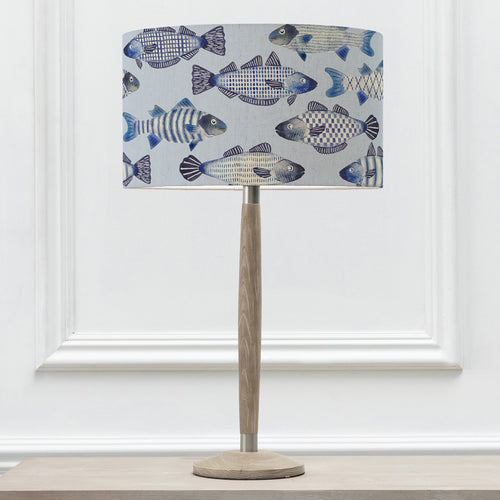 Animal Grey Lighting - Cove Eva & Solensis Complete Table Lamp Grey/Cobalt Voyage Maison