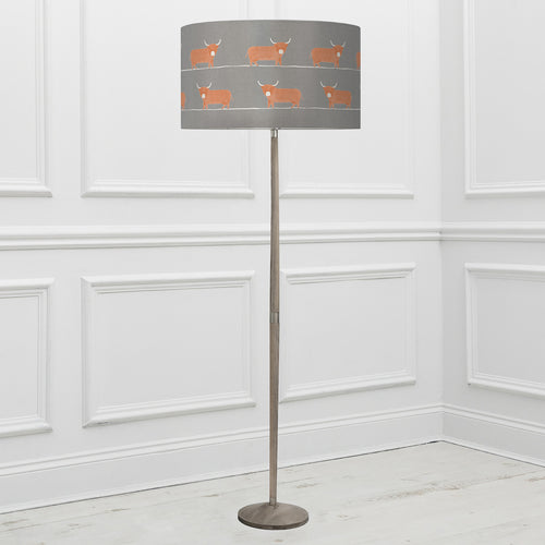 Animal Grey Lighting - Solensis  & Dougal Eva  Complete Floor Lamp Grey/Granite Voyage Maison
