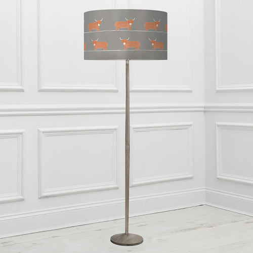 Animal Grey Lighting - Dougal Eva & Solensis Complete Floor Lamp Grey/Granite Voyage Maison