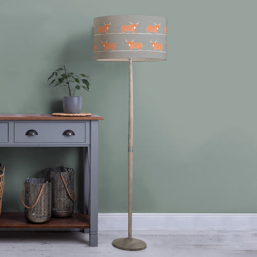 Animal Grey Lighting - Solensis  & Dougal Eva  Complete Floor Lamp Grey/Granite Voyage Maison