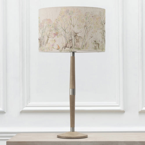 Animal Grey Lighting - Solensis  & Enchanted Forest Eva  Complete Table Lamp Grey/Forest Voyage Maison