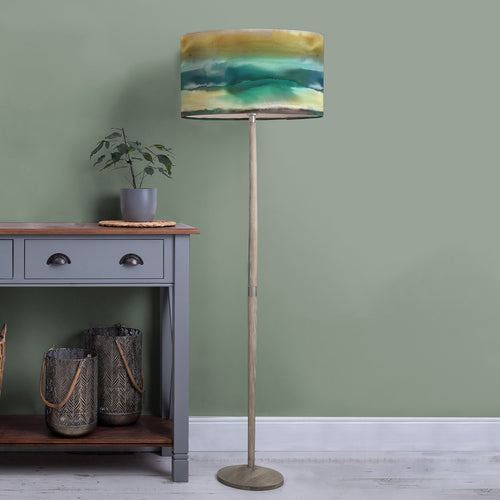 Abstract Grey Lighting - Solensis  & Fjord Eva  Complete Floor Lamp Grey/Jade Voyage Maison