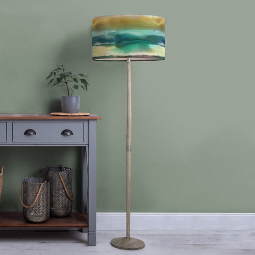 Abstract Grey Lighting - Fjord Eva & Solensis Complete Floor Lamp Grey/Jade Voyage Maison