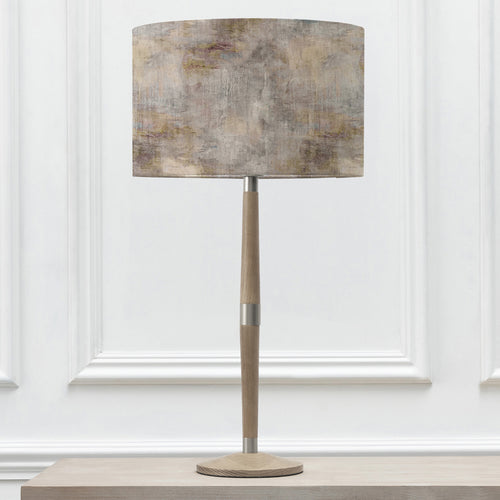 Abstract Grey Lighting - Monet Eva & Solensis Complete Table Lamp Grey/Ironstone Voyage Maison