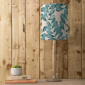 Additions Solensis Small & Rowan Anna Complete Table Lamp in Grey/Aqua
