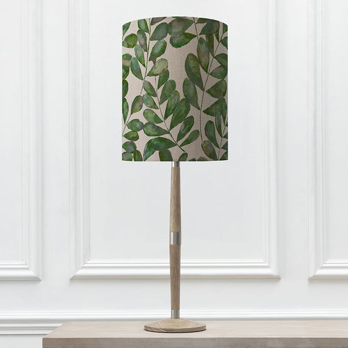 Floral Grey Lighting - Rowan Anna & Solensis Complete Table Lamp Grey/Apple Additions