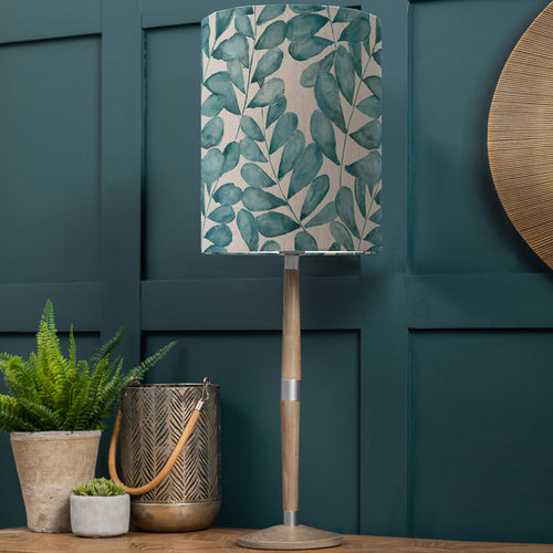 Voyage Maison Solensis Tall & Rowan Anna Complete Table Lamp in Grey/Aqua